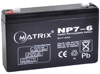 Matrix矩陣蓄電池NP7-6(6